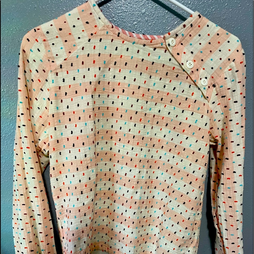 Ace & Jig pink pilka dot top